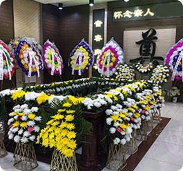 灵堂布置现场2