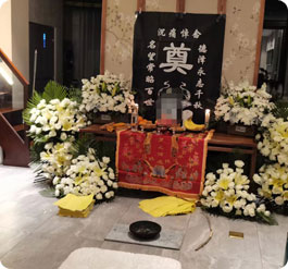 灵堂布置现场3